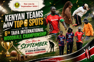Kenyan Teams Dominate the 6th Taifa International Woodball Championship, Sweeping All Singles Medals in both Female and Male Categories